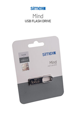 Simex SU-108 Mind 2.0  Metal  64GB USB Bellek