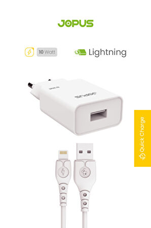 Jopus iPhone Lightning JO-S05 Stable  2A 10 Watt Sarj Cihazi