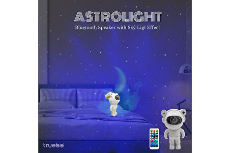 Truebo AstroLight Bluetooth Hoparlör Gece Lambası