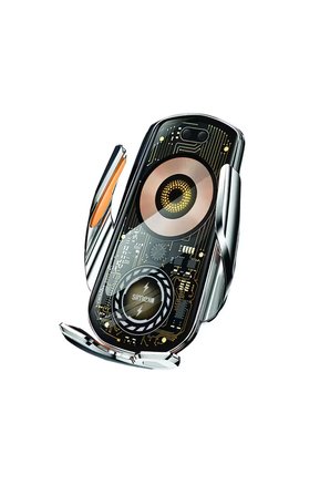 15W Kablosuz Şarjlı Araç İçi Telefon Tutucu Kancalı Araba Havalandırma Standlı Wireless Şarj Cihazı Aleti