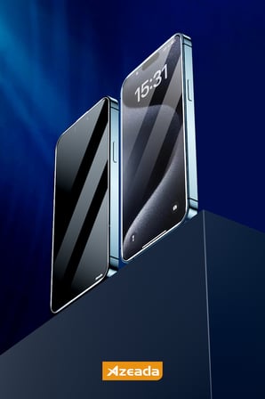 iPhone 17 Pro Max Uyumlu Temperli Cam Ekran Koruyucu HD Şeffaf, Premium Uzay Serisi, Metal Kutu Stan