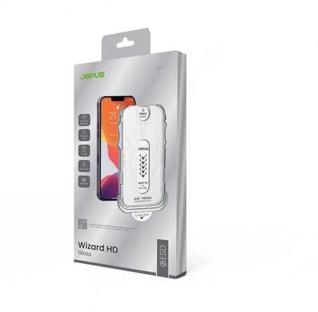 iPhone 17 / 16 Pro Takma Aparatlı Kolay Uygulama Siyah Şerit Tam Kapatan Kırılmaz Cam Ekran Koruyucu CEK-138