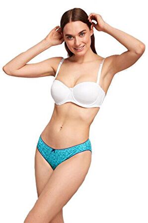 Kom Lady Kadın 3'lü Renkli Bikini 