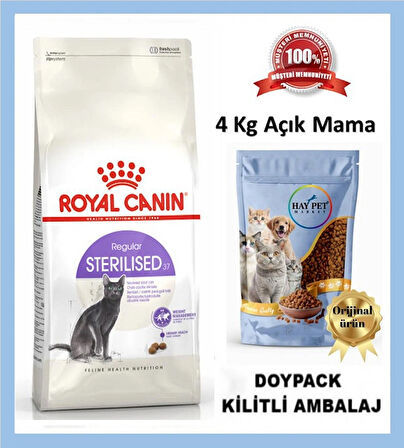 Royal canin Sterilised 4  kg kısırlaştırılmış  kedi maması