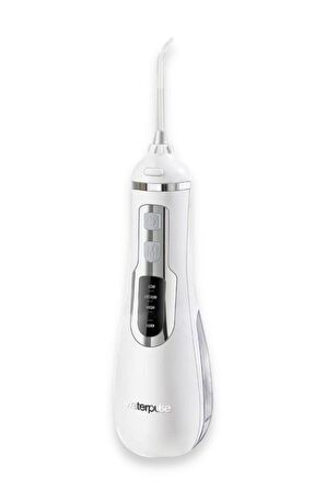 Waterpulse Water Flosser V500 Kablosuz Taşınabilir Ağız Duş Bakım Seti Beyaz