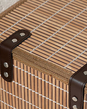 Hardwood Saklama Kutusu 33X23X20 cm Kahve