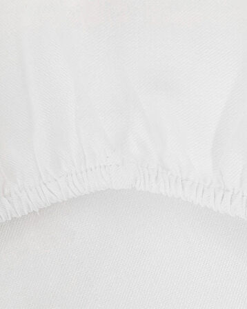 English Home Crystal İpeksi Twill King Size Nevresim Takımı Beyaz