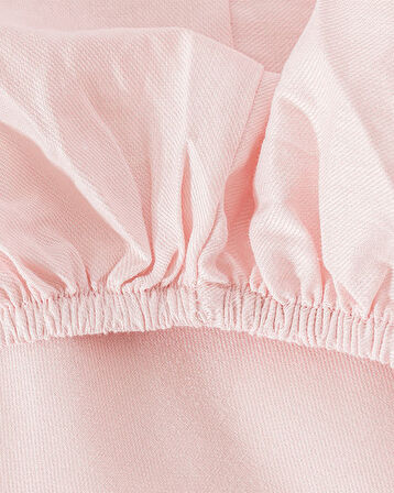Crystal İpeksi Twill King Size Nevresim Takımı Pembe