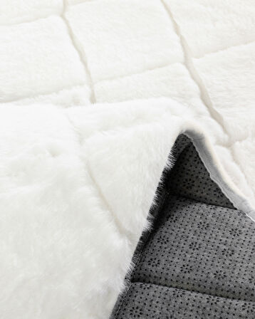 English Home Soft Touch Rabbit Peluş Post Açık Gri