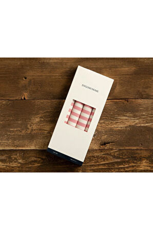 Delphine Pvc 4'lü Amerikan Servis 30x45 Cm Kırmızı