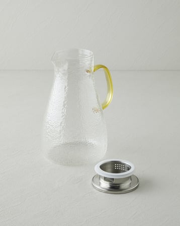 Glow Borosilikat Cam Sürahi 1800 ml Şeffaf
