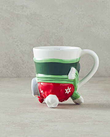 Cheery Snowman Dolomite Yılbaşı Kupa 300 ml Renkli