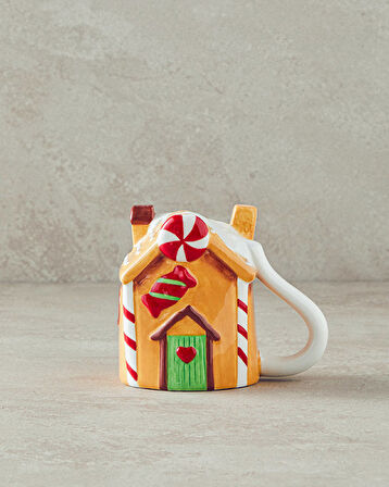 Pretty Home Dolomite Yılbaşı Kupa 200 ml Renkli