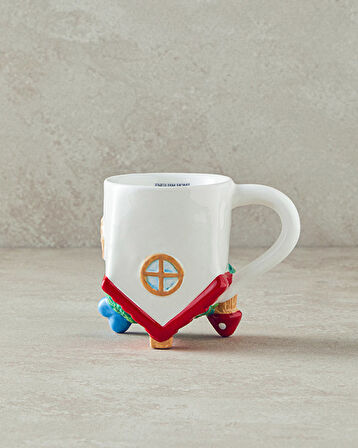 Flowery Home Dolomite Yılbaşı Kupa 200 ml Renkli