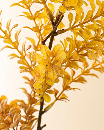 English Home Grass Spray Tek Dal Yapay Çiçek Sarı