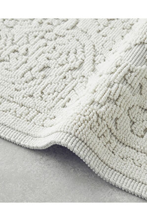 Seana Pamuklu Bukle Kilim Krem