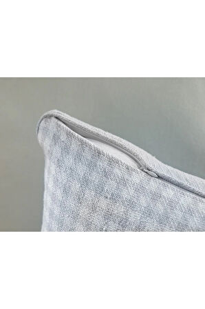 Odesa Dokuma Kırlent Kılıfı 42x42 Cm Bebe Mavi