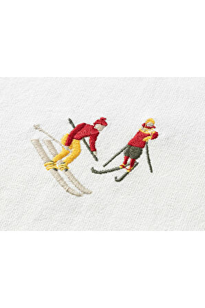 Winter Enjoy Pamuk Amerıkan Servıs 30x45 Cm Krem