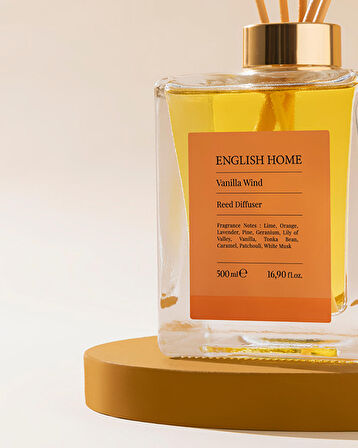 English Home Vanilla Wind Çubuklu Oda Kokusu 500 ml