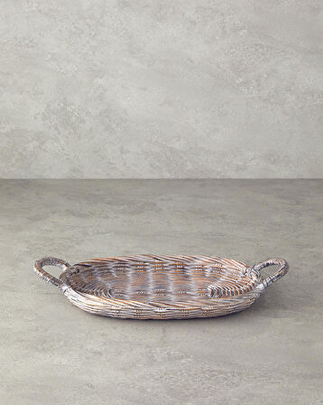 English Home Darcy Polyresin Dekoratif Tepsi Kahve