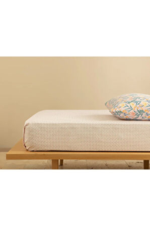 Tetrad Kolay Ütülenir Çift Kişilik Çarşaf 240x260 Cm Açık Pembe