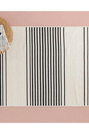 Royal Blend Dokuma Kilim Krem Siyah