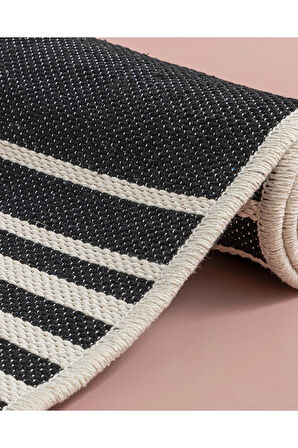 Royal Blend Dokuma Kilim Krem Siyah
