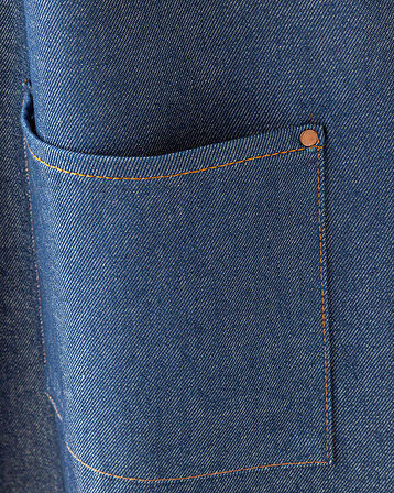 Alas Pamuk Mutfak Önlüğü Lacivert