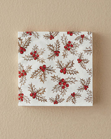 Christmas Cocaine 20'li Kağıt Peçete  Kırmızı