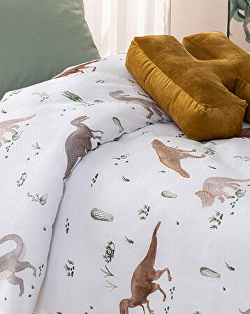 English Home Dinazor Pamuk Çocuk Pike Bej