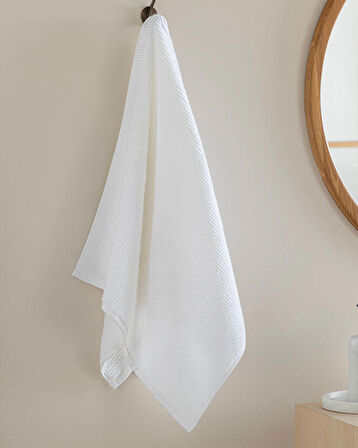 English Home Rosita Microcotton Pamuklu Yüz Havlusu Beyaz