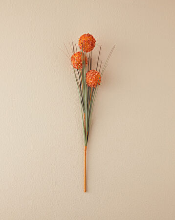 English Home Grass Bush Tek Dal Yapay Çiçek Kahve