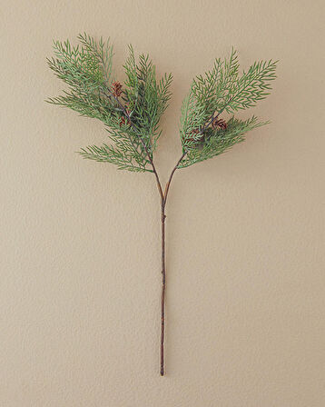 English Home Birch Leaf Spray Tek Dal Yapay Çiçek Yeşil