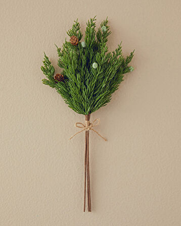 English Home Savin Spray Tek Dal Yapay Çiçek Yeşil