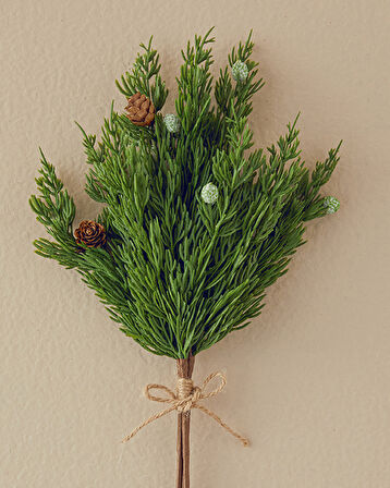 English Home Savin Spray Tek Dal Yapay Çiçek Yeşil