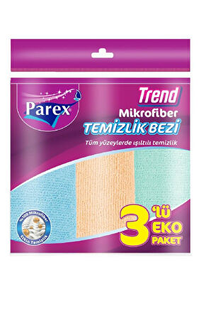 Parex Trend Mikrofiber Temizlik Bezi 3lü 
