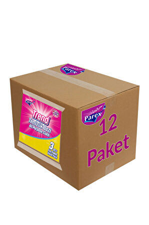 Trend Temizlik Bezi 3'lü 12 Paket 1 Koli