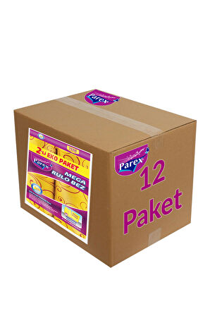 Mega Rulo Temizlik Bezi 2'li Eko 12 Paket 1 Koli