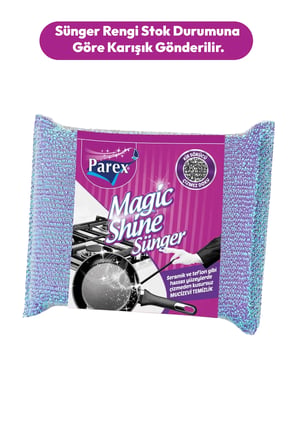 Parex bulaşık süngeri magic shine tekli