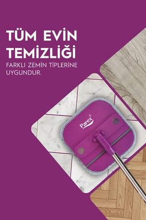 Parex Wondero Otomatik Temizlik Seti - Temiz & Kirlik Suyu Ayıran Özellik