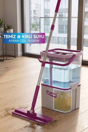Wondero Flat Şeffaf Temiz Su ile Kirli Suyu Ayıran Otomatik Temizlik Seti