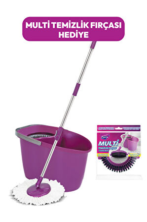 Twister Otomatik Temizlik Seti Multi Yedek Firça Hediye
