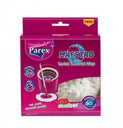 PAREX MAESTRO YUVARLAK MOP YEDEK