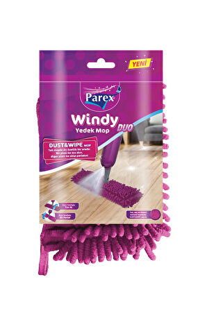 Windy Duo Dust&Wipe Yedek Mop (Sapsız)