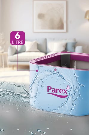 Parex Yeni Wondero Buz Mavisi Temiz Su ile Kirli Suyu Ayıran Otomatik Temizlik Seti