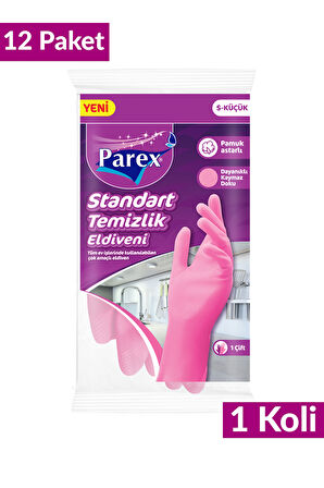 Standart Eldiven Küçük Boy 12 Paket 1 Koli