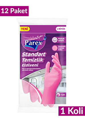 Standart Eldiven Büyük Boy 12 Paket 1 Koli