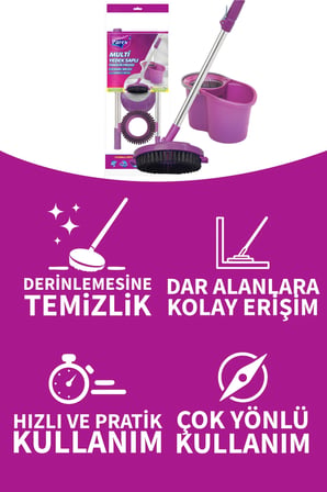 Multi Saplı Temizlik Fırçası