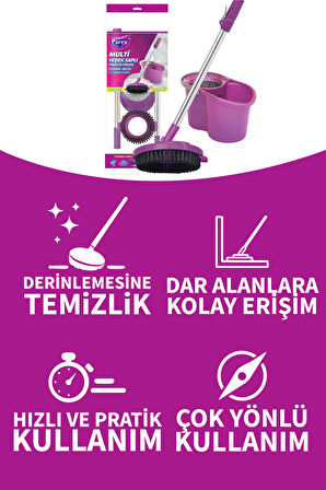 Multi Saplı Temizlik Fırçası