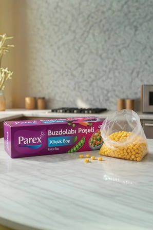 Parex 40'lı Küçük Boy Buzdolabı Poşeti